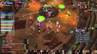 WOW Highmaul  Kargath Bladefist mythic Elemental Shaman PoV [upl. by Britney]