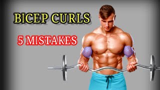 BICEP CURLS 5 MISTAKES fitness temple gym JeetSelalAesthetics [upl. by Morven]