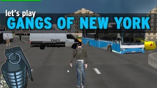 Garbage Game quotGangs of New Yorkquot Grand Theft Auto ripoff [upl. by Latvina58]