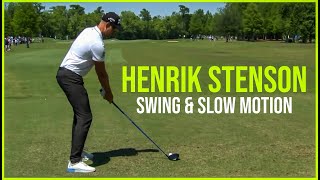 Henrik Stenson Best Swings Compilation from Zurich Classic Slow Motion [upl. by Lleinnad]