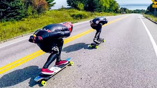 Top Speed Challenge raw run  Downhill Longboard Skate extreme speed [upl. by Ljoka982]