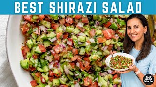 Shirazi Salad  Flavorful Side Dish [upl. by Ravid]