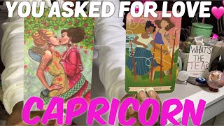 CAPRICORN〰️ WOW This is the RELATIONSHIP you asked Spirit for Capricorn Tarot Love Reading [upl. by Airamasor]