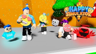 ماب الضحك الجديد من تصميمي اسطورية حصلت بتات اليوتيوبر Happy Simulator 2 [upl. by Nilpik]