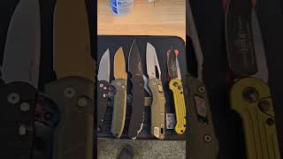 My EDC Blades Benchmade Protech Microtech Hogue Kershaw [upl. by Massarelli]