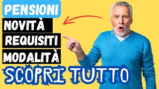 🚀 Riforma Pensioni 2024 Le Sorprendenti Novità per Andare in Pensione Subito 💰 [upl. by Nauqe]