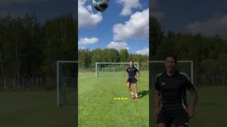 Volley Finishing Drill ⚽ 🔥 [upl. by Kosak]