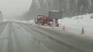 Snowpack continues build in the Sierra Nevada [upl. by Ojaras864]