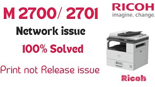 Ricoh How to update M 27002701 printer firmware M 2700 2701 Network issue Fix [upl. by Archibald]