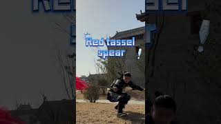 Chinese weapon red tassel spear kungfu martialarts [upl. by Tibbs315]