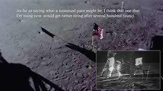 Buzz Aldrin Shows Us How to Walk on the Moon  4k [upl. by Warfourd333]