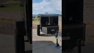 Backcountry trailer 8 UTV Overland trailer Light weight camp trailer utvoverland utvcampinh [upl. by Aiekal]