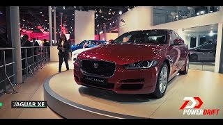 Jaguar XE  First Look  PowerDrift [upl. by Ademordna]