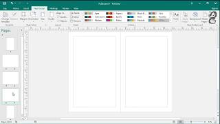 How to set up a booklet in Publisher [upl. by Eserrehs]