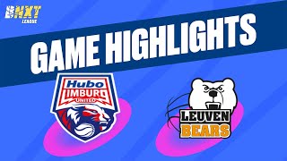 Hubo Limburg United vs Stella Artois Leuven Bears  Game Highlights [upl. by Attennod171]