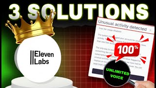 Elevenlabs Unusual Activity Detected Problem Solution [upl. by Anisamoht]