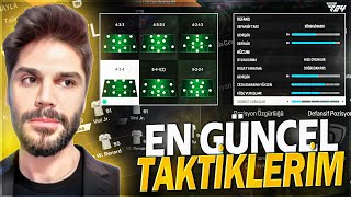 EA FC 24 GÜNCEL OLARAK KULLANDIĞIM TAKTİKLERİM [upl. by Clio]