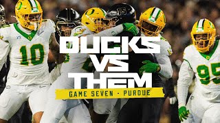 Ducks vs Them  2024 Oregon Football Game 7  “The Noise Doesnt Matter” [upl. by Gnuhp897]