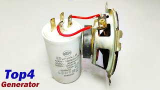 Top 4 Generator 220V Free Energy Generator Totaly 900000KW At Maker10m [upl. by Yup]