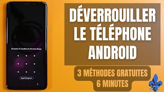 3 MÉTHODES GRATUITES pour déverrouiller votre téléphone ANDROID [upl. by Koser]