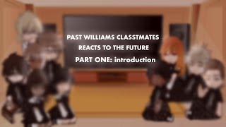 PAST WILLIAMS CLASSMATES REACT TO THE FUTURE  PART ONE introduction [upl. by Dumas117]