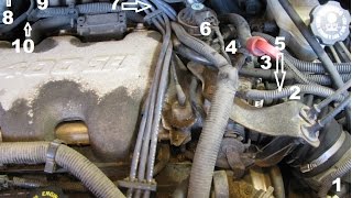 34L GM lower intake manifold gasket replacement part 1 Intro and removing upper components [upl. by Zakaria]