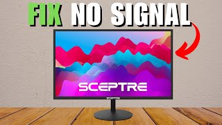 Sceptre monitor No Signal  How To Fix [upl. by Ahsinna]