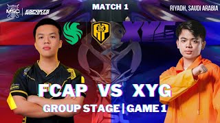 FCAP VS XYG  MSC 2024 GROUP STAGE  GAME 1 [upl. by Aronoff168]