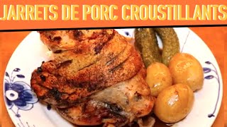 Jarrets de porc croustillants au four  Sweinhaxn allemand pour Oktoberfest  Recette  208 [upl. by Shuman]