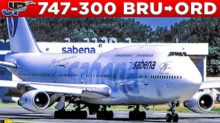 Sabena Boeing 747300 Cockpit Brussels🇧🇪 to Chicago🇺🇸 1998 [upl. by Finlay]