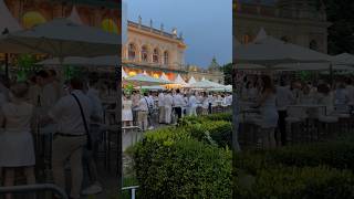 Elegant White Party in a Historic Vienna Venue 🤍✨ travel wanderlust shorts viralvideo [upl. by Ritch760]