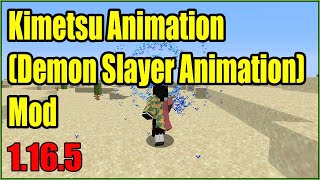 Kimetsu Animation Demon Slayer Animation Mod 1165 Download  How to install it for Minecraft PC [upl. by Notneuq200]