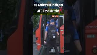 NZ Arrives in India for AFG Test Match [upl. by Neitsirhc]