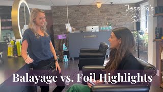 Balayage vs Foil Which Hair Highlighting Method is Right For You [upl. by Lledner44]