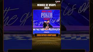 Christopher Campisano Wins His First WSOP Bracelet at WSOP Europe 2024 [upl. by Atinek604]