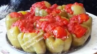 Kilitli Kek Kalıbında Kıymalı Dolma TarifiYapımı Sesli Anlatım Yemek Tarifi [upl. by Parlin415]