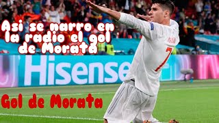 Gol de Morata ante ItaliaAsi se narro el gol de Morata en la Radio [upl. by O'Donoghue]