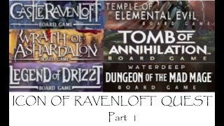 Dungeons amp Dragons The Board Game Gameplay All 6 Boxes Mixed Icon Of Ravenloft Quest S2E1 [upl. by Dane]