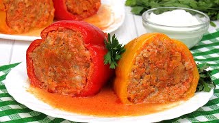 Вкуснейший Фаршированный перец Простой рецепт Как приготовить фаршированные перцы в кастрюле [upl. by Llered]