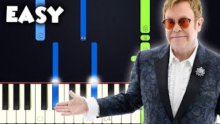 Your Song  Elton John  EASY PIANO TUTORIAL  SHEET MUSIC by Betacustic [upl. by Atiuqer]