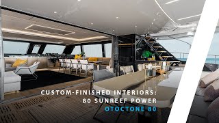 Luxury yacht interior design 80 Sunreef Power OTOCTONE 80 [upl. by Delly]