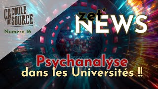 La psychanalyse dans les Universités ZetNEWS [upl. by Suilmann]