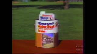 Thompsons Water Seal  Television Commercial  1988 [upl. by Acyssej]