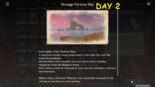 Strange Fortune Slip Day 2 Mousey Miki  Genshin Impact [upl. by Ahtennek671]