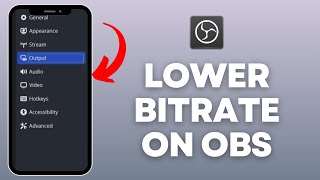 How to Lower Bitrate on OBS Studios 2024  OBS Tutorial [upl. by Yralam410]