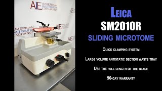 Leica SM2010 R Sliding Microtome 3511F MICROTOM [upl. by Lai133]