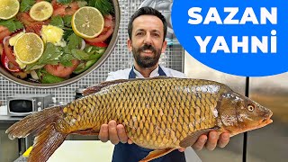 SAZAN YAHNİ NASIL YAPILIR how to cook carp [upl. by Hanser]