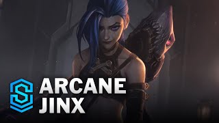 Arcane Jinx Skin Spotlight  League of Legends [upl. by Dotti]