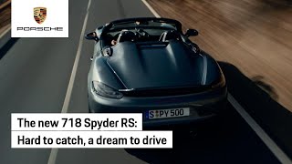 The new Porsche 718 Spyder RS A rebel unleashed [upl. by Eda]