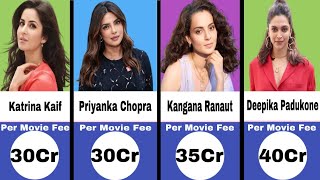 Highest PAID Bollywood Actresses in 2024 [upl. by Dnartreb]